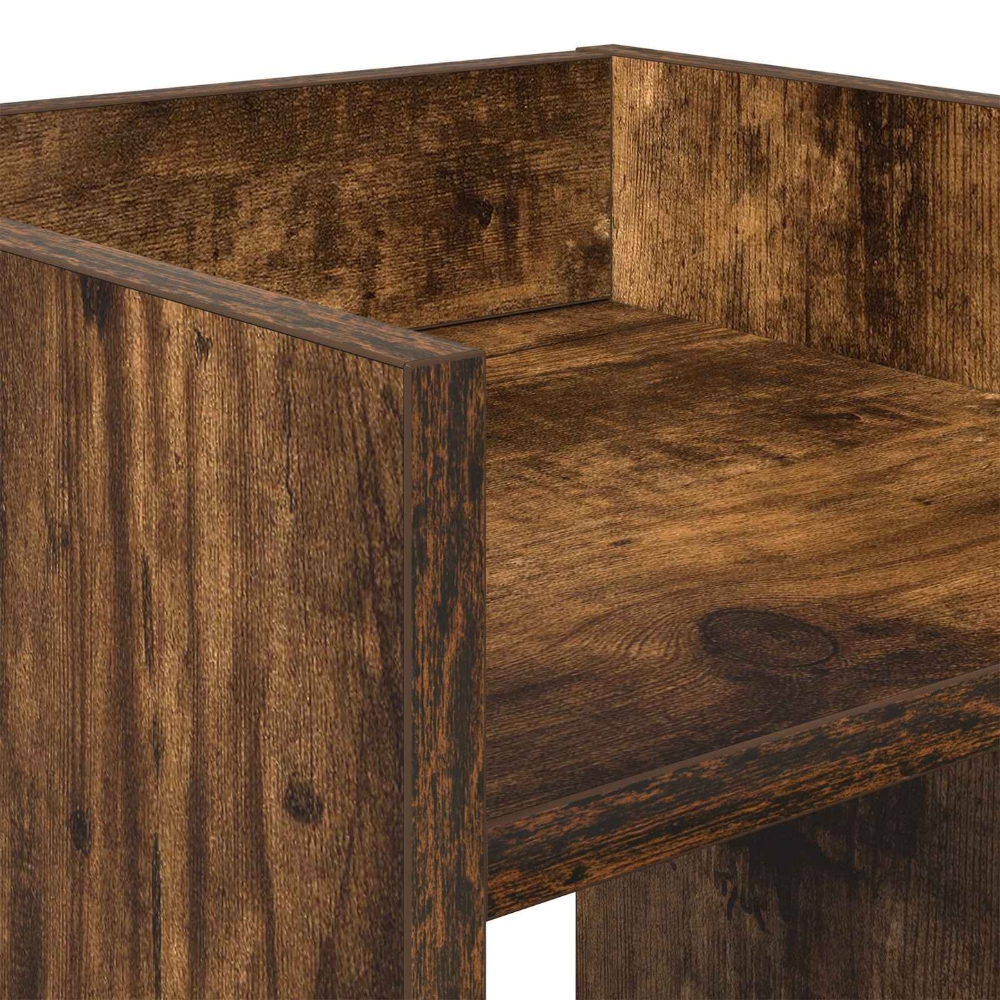 Supporto per piante 2 pcs Quercia Affumicata 30 x 30 x 80 cm | homemem39