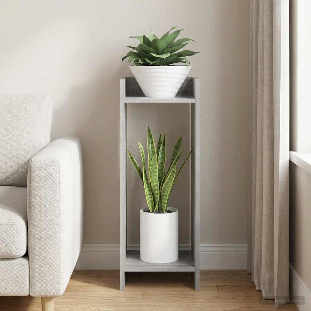 Supporto per piante Sonoma grigia 30 x 30 x 80 cm | homemem39