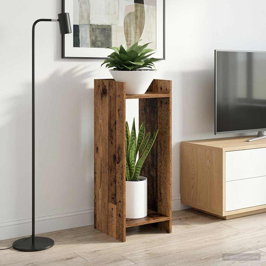 Supporto per piante 2 pcs Legno vecchio 30 x 30 x 80 cm | homemem39