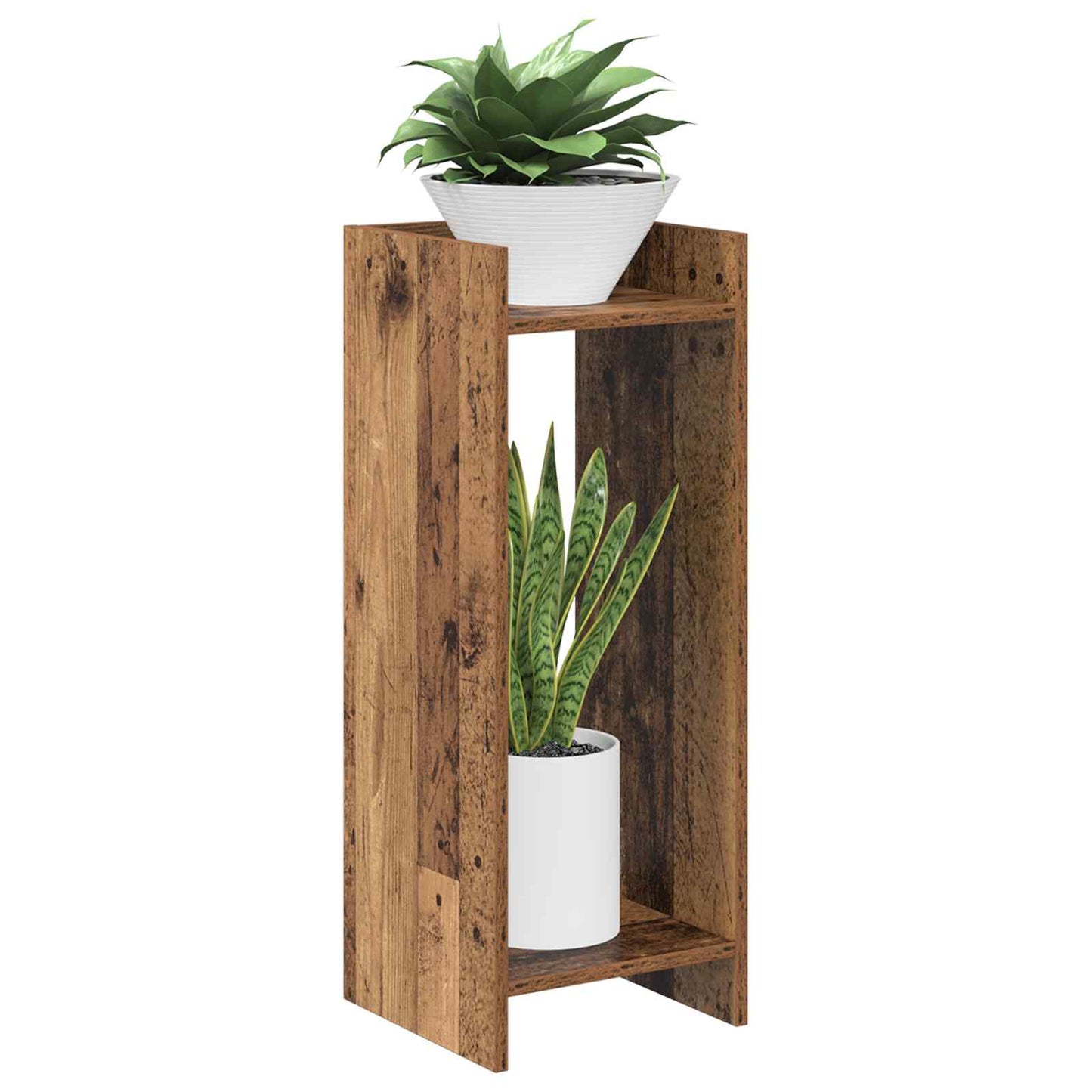 Supporto per piante 2 pcs Legno vecchio 30 x 30 x 80 cm | homemem39