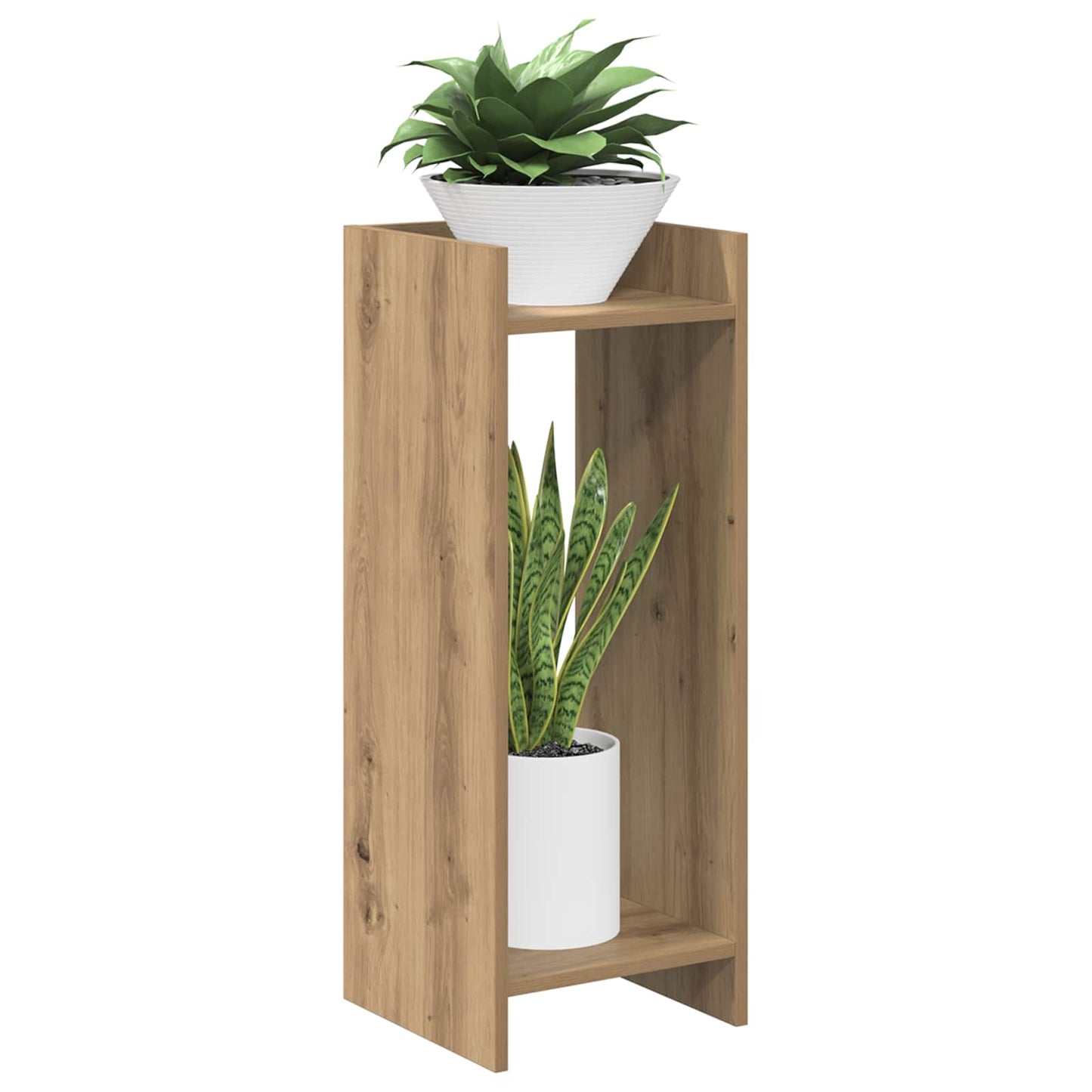 Supporto per piante 2 pcs Rovere Artigianale 30 x 30 x 80 cm | homemem39