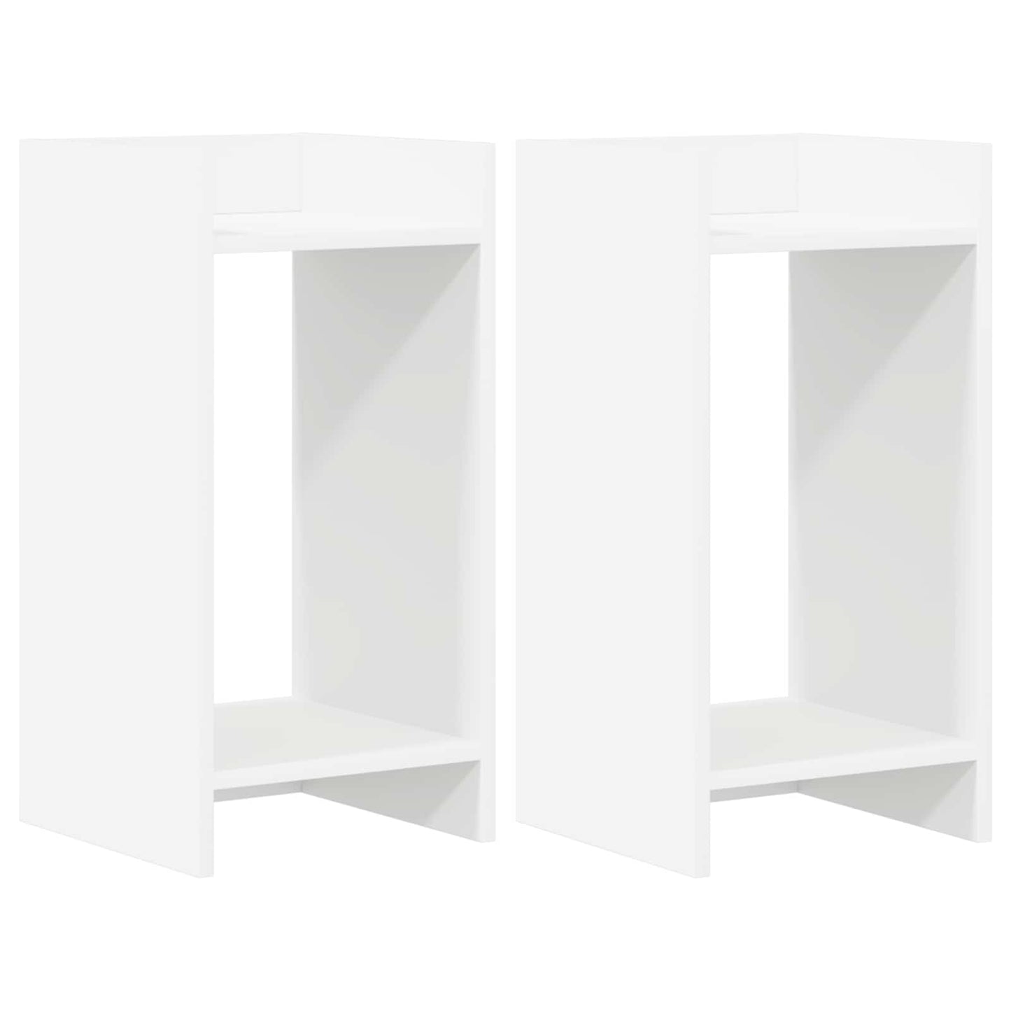 Supporto per piante 2 pcs Bianco 30 x 30 x 60 cm | homemem39