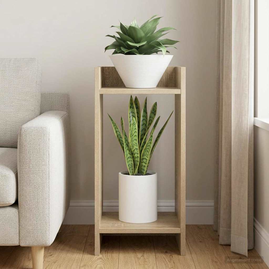 Supporto per piante Rovere Sonoma 30 x 30 x 60 cm | homemem39