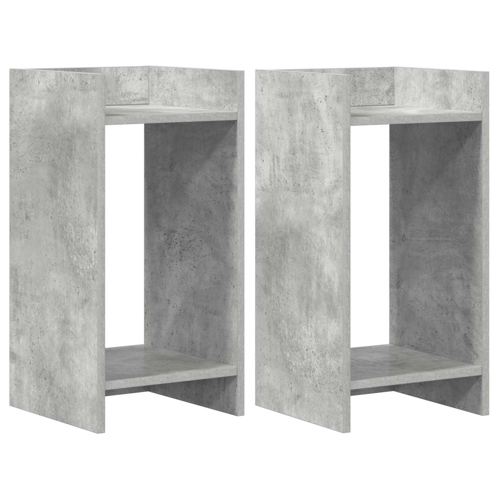 Supporto per piante 2 pcs Grigio Cemento 30 x 30 x 60 cm | homemem39