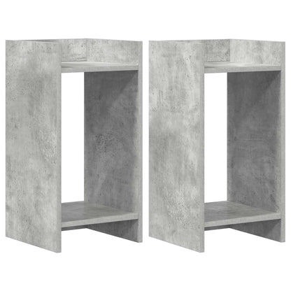 Supporto per piante 2 pcs Grigio Cemento 30 x 30 x 60 cm | homemem39