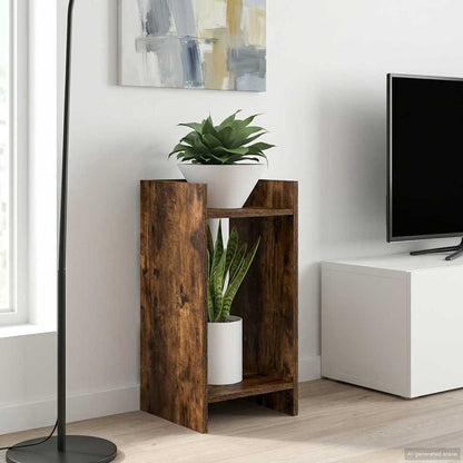 Supporto per piante Quercia Affumicata 30 x 30 x 60 cm | homemem39