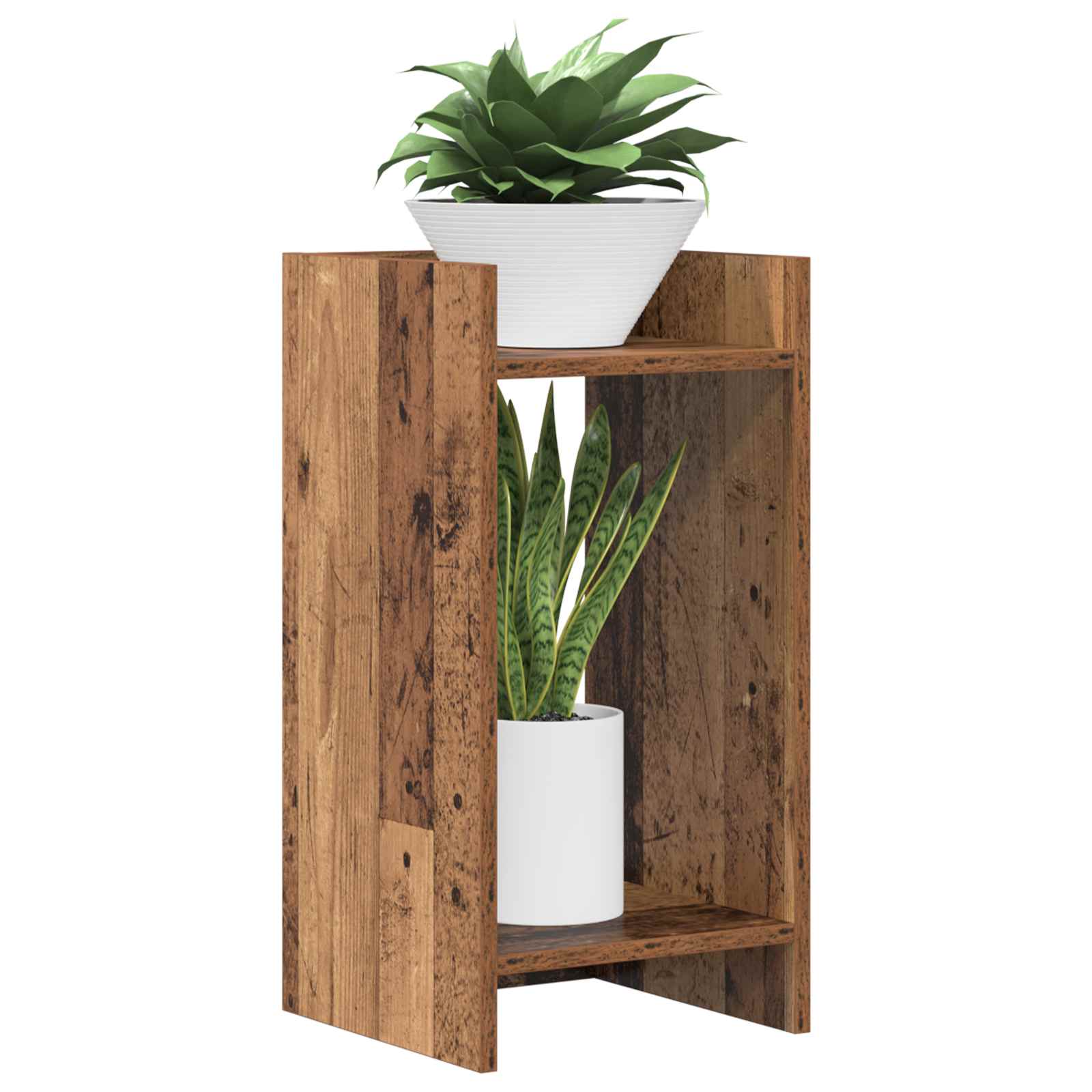 Supporto per piante 2 pcs Legno vecchio 30 x 30 x 60 cm | homemem39