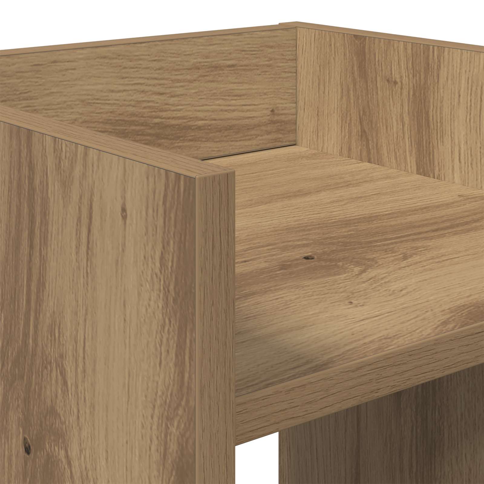 Supporto per piante 2 pcs Rovere Artigianale 30 x 30 x 60 cm | homemem39
