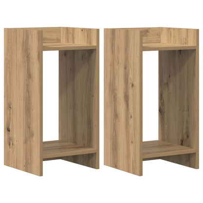 Supporto per piante 2 pcs Rovere Artigianale 30 x 30 x 60 cm | homemem39