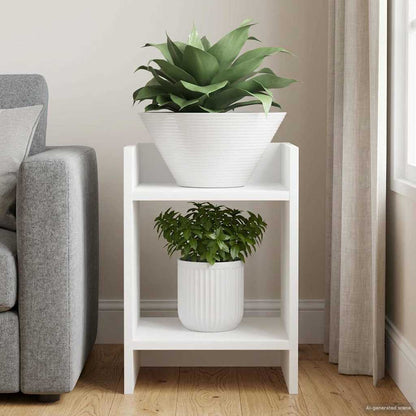 Supporto per piante Bianco 30 x 30 x 40 cm Legno ingegnerizzato | homemem39