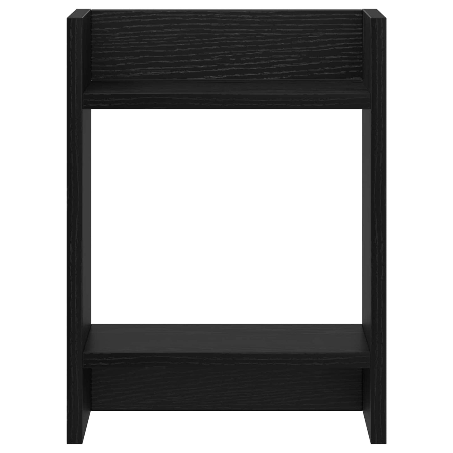 Supporto per piante con lo scaffale Rovere Nero 30 x 30 x 40 cm | homemem39