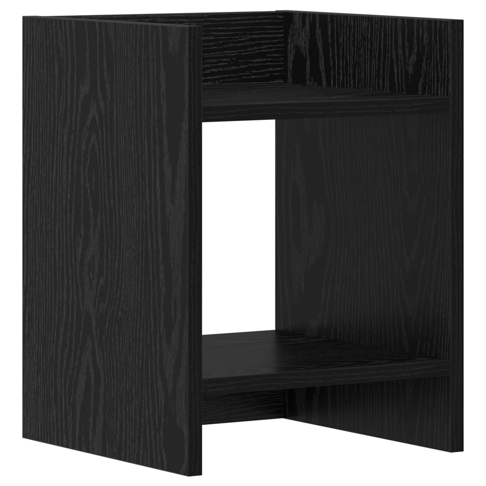 Supporto per piante 2 pcs Rovere Nero 30 x 30 x 40 cm | homemem39