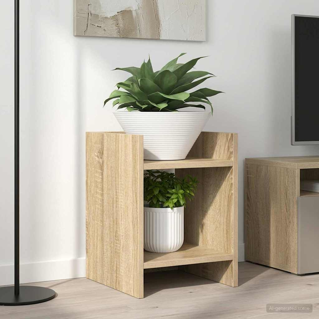 Supporto per piante 2 pcs Rovere Sonoma 30 x 30 x 40 cm | homemem39