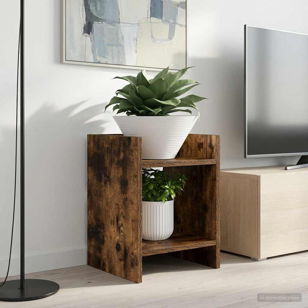 Supporto per piante Quercia Affumicata 30 x 30 x 40 cm | homemem39