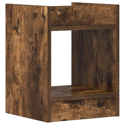 Supporto per piante 2 pcs Quercia Affumicata 30 x 30 x 40 cm | homemem39