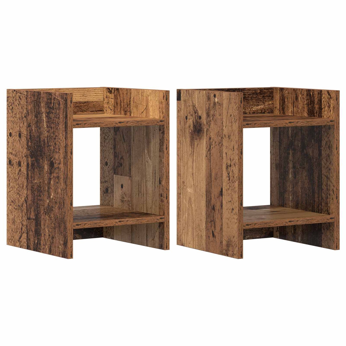 Supporto per piante 2 pcs Legno vecchio 30 x 30 x 40 cm | homemem39
