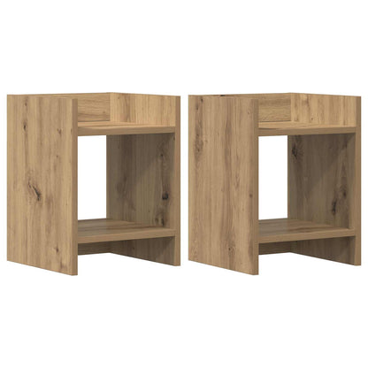 Supporto per piante 2 pcs Rovere Artigianale 30 x 30 x 40 cm | homemem39