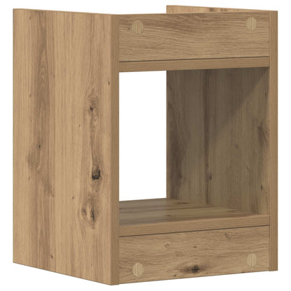 Supporto per piante 2 pcs Rovere Artigianale 30 x 30 x 40 cm | homemem39