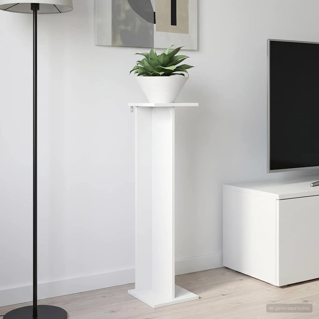 Supporto per piante Bianco 25 x 25,5 x 100,5 cm | homemem39