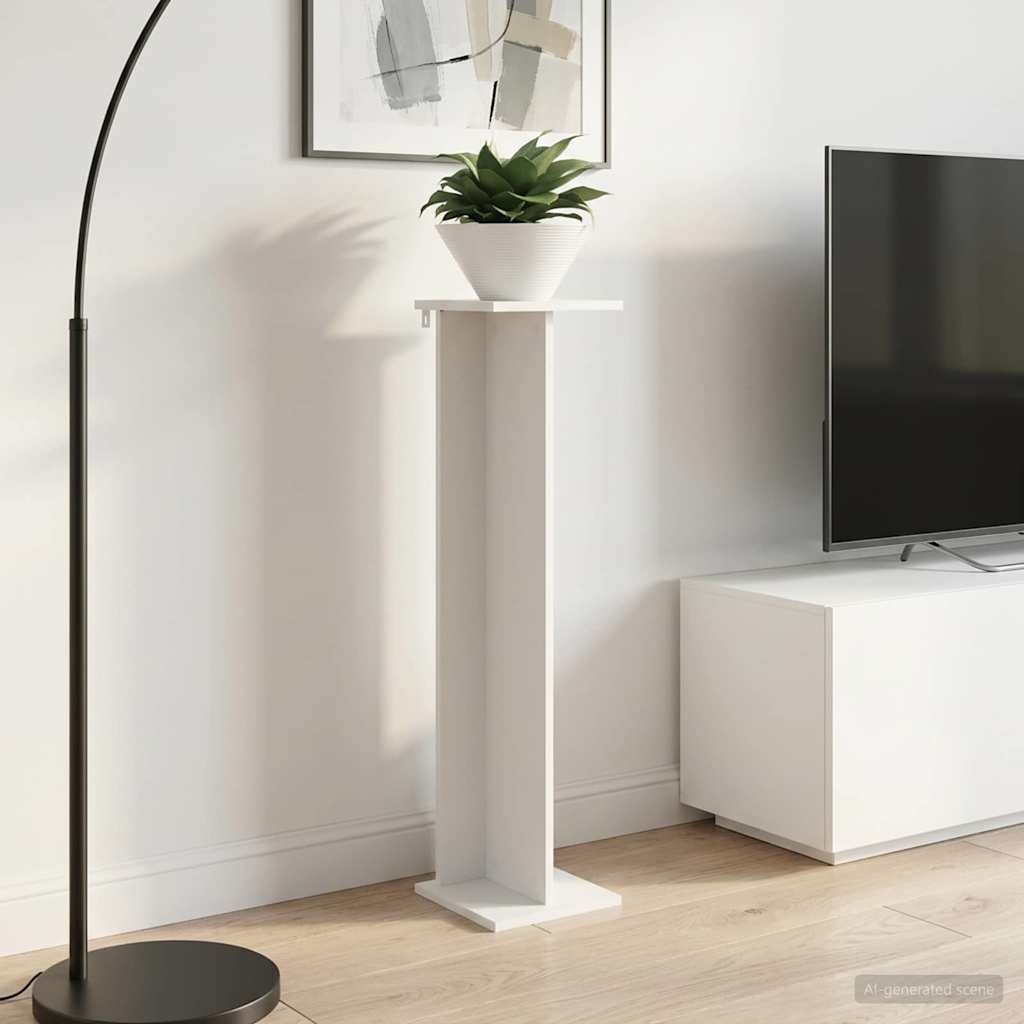 Supporto per piante 2 pcs Bianco 25 x 25,5 x 100,5 cm | homemem39