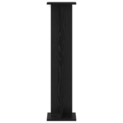 Supporto per piante Rovere Nero 25 x 25,5 x 100,5 cm | homemem39