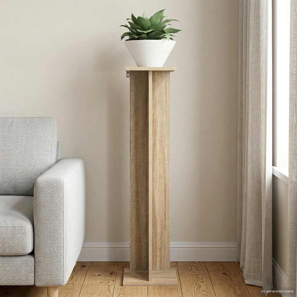 Supporto per piante Rovere Sonoma 25 x 25,5 x 100,5 cm | homemem39