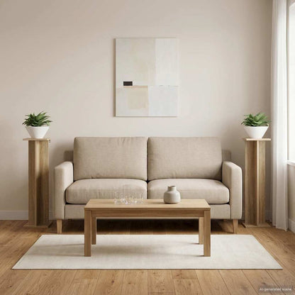 Supporto per piante 2 pcs Rovere Sonoma 25 x 25,5 x 100,5 cm | homemem39