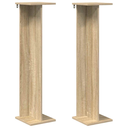 Supporto per piante 2 pcs Rovere Sonoma 25 x 25,5 x 100,5 cm | homemem39