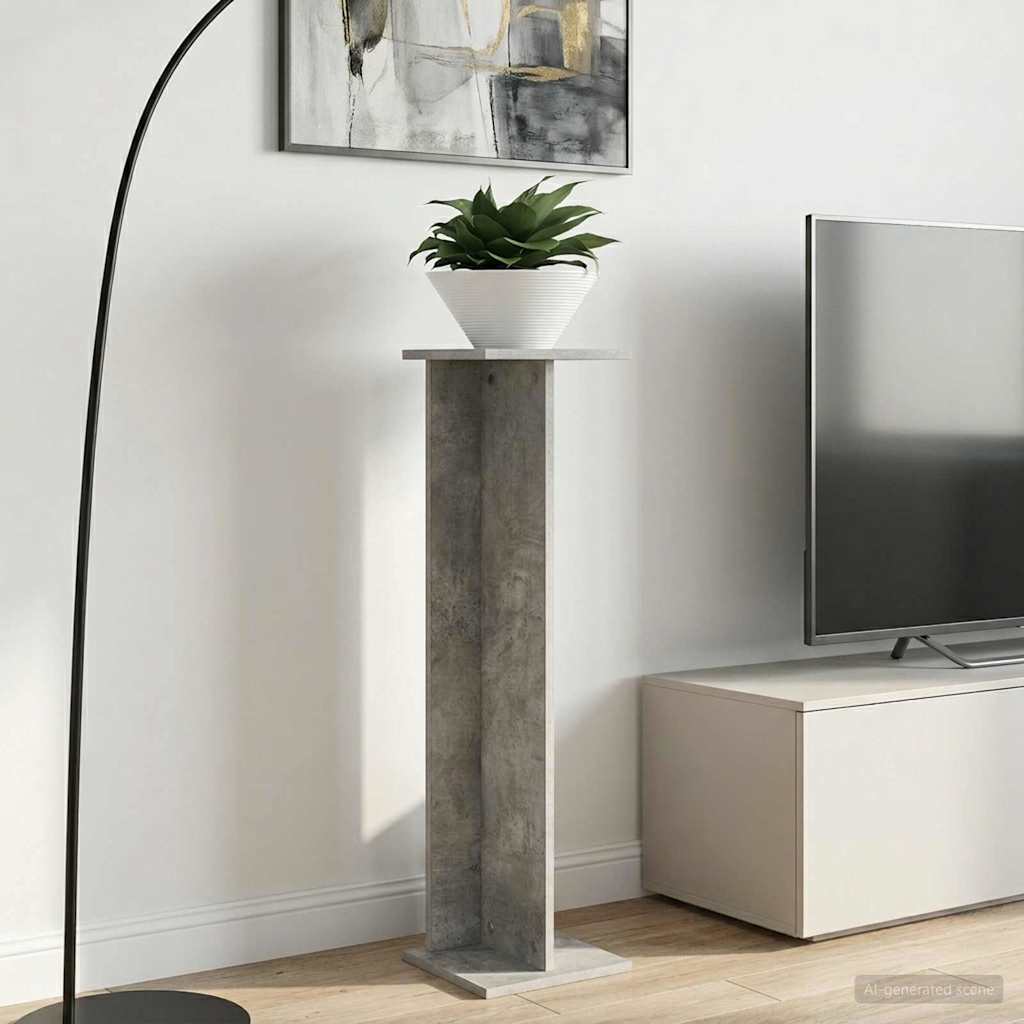 Supporto per piante 2 pcs Grigio Cemento 25 x 25,5 x 100,5 cm | homemem39