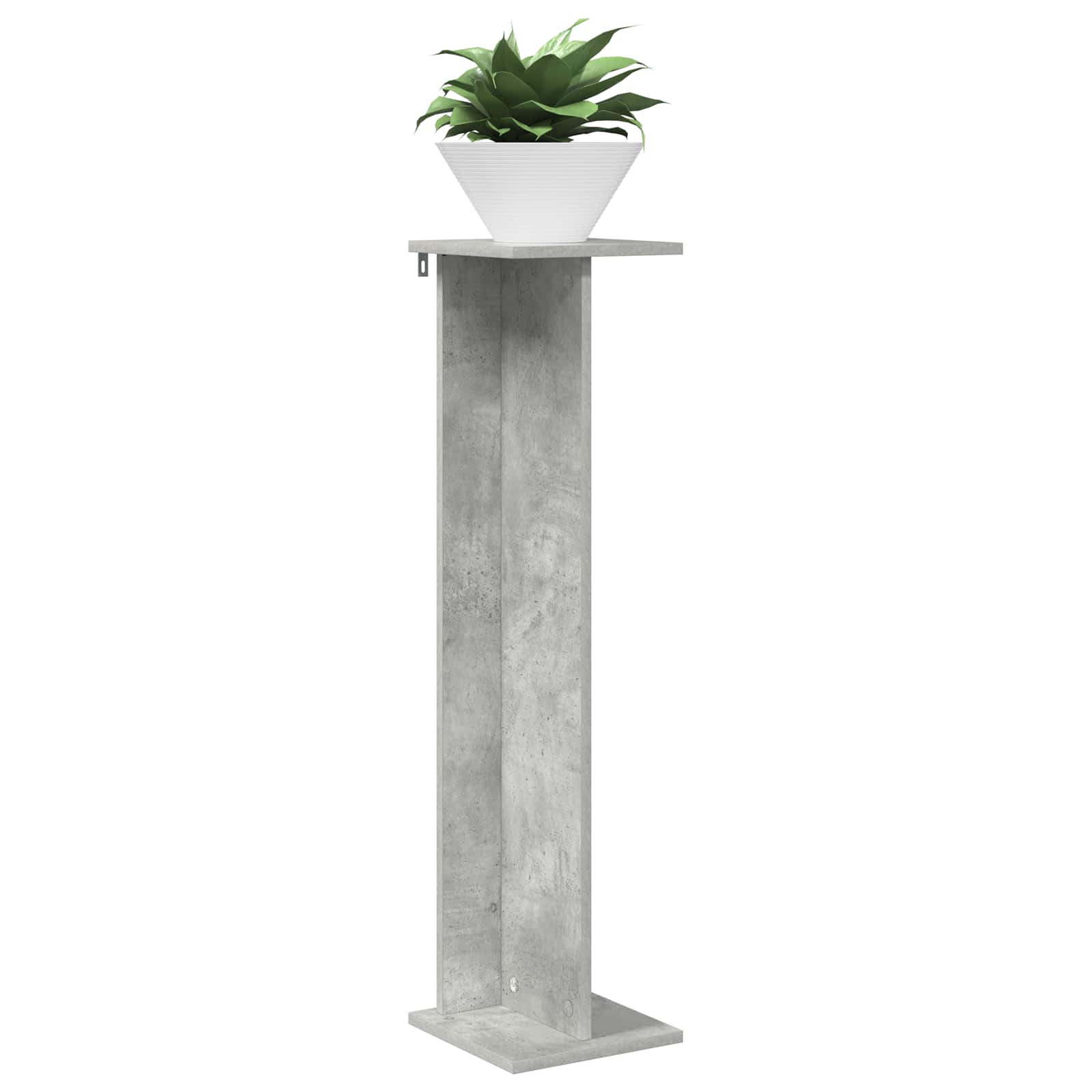 Supporto per piante 2 pcs Grigio Cemento 25 x 25,5 x 100,5 cm | homemem39