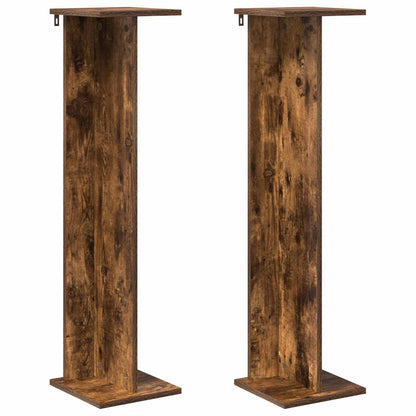 Supporto per piante 2 pcs Quercia Affumicata | homemem39