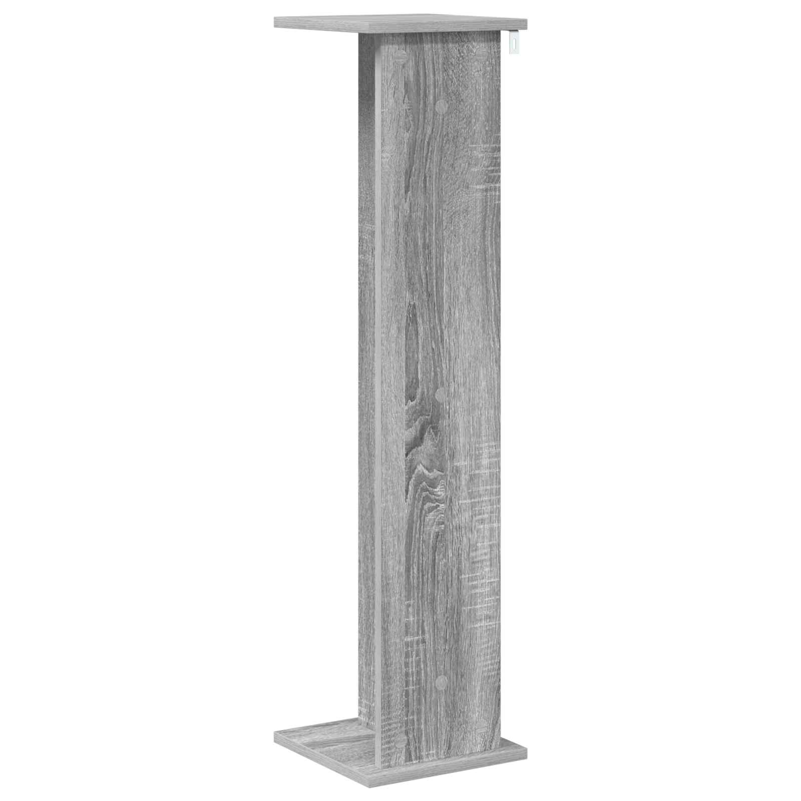 Supporto per piante 2 pcs Sonoma grigia 25 x 25,5 x 100,5 cm | homemem39
