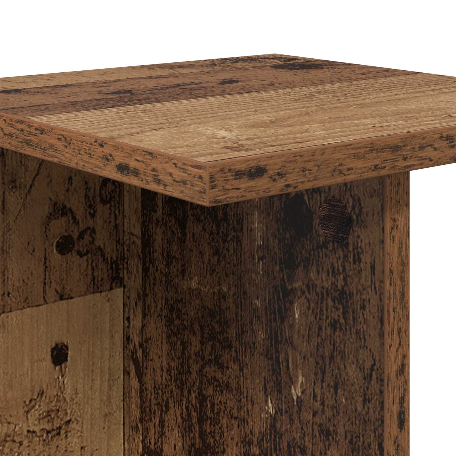 Supporto per piante 2 pcs Legno vecchio 25 x 25,5 x 100,5 cm | homemem39
