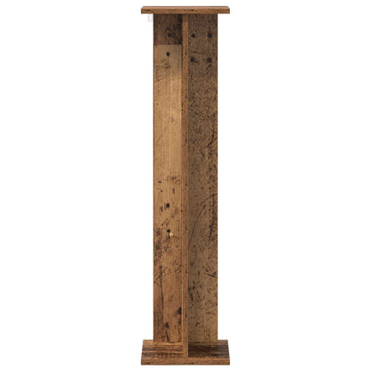 Supporto per piante 2 pcs Legno vecchio 25 x 25,5 x 100,5 cm | homemem39