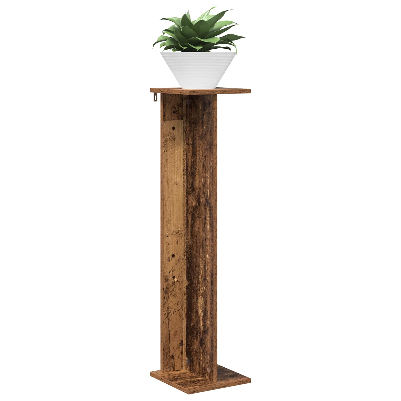 Supporto per piante 2 pcs Legno vecchio 25 x 25,5 x 100,5 cm | homemem39