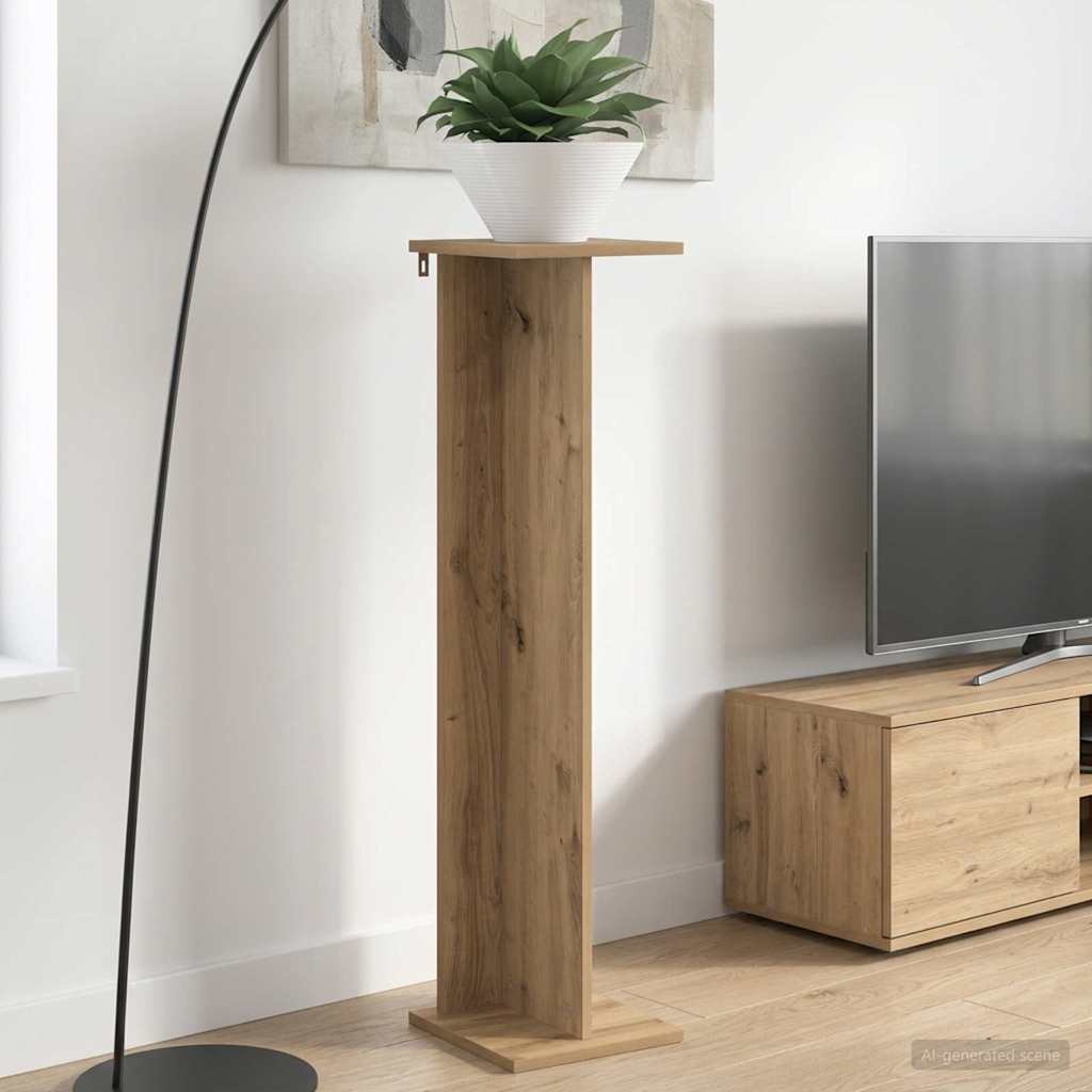 Supporto per piante Rovere Artigianale 25 x 25,5 x 100,5 cm | homemem39