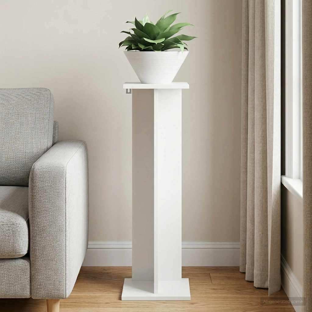 Supporto per piante Bianco 25 x 25,5 x 80,5 cm | homemem39