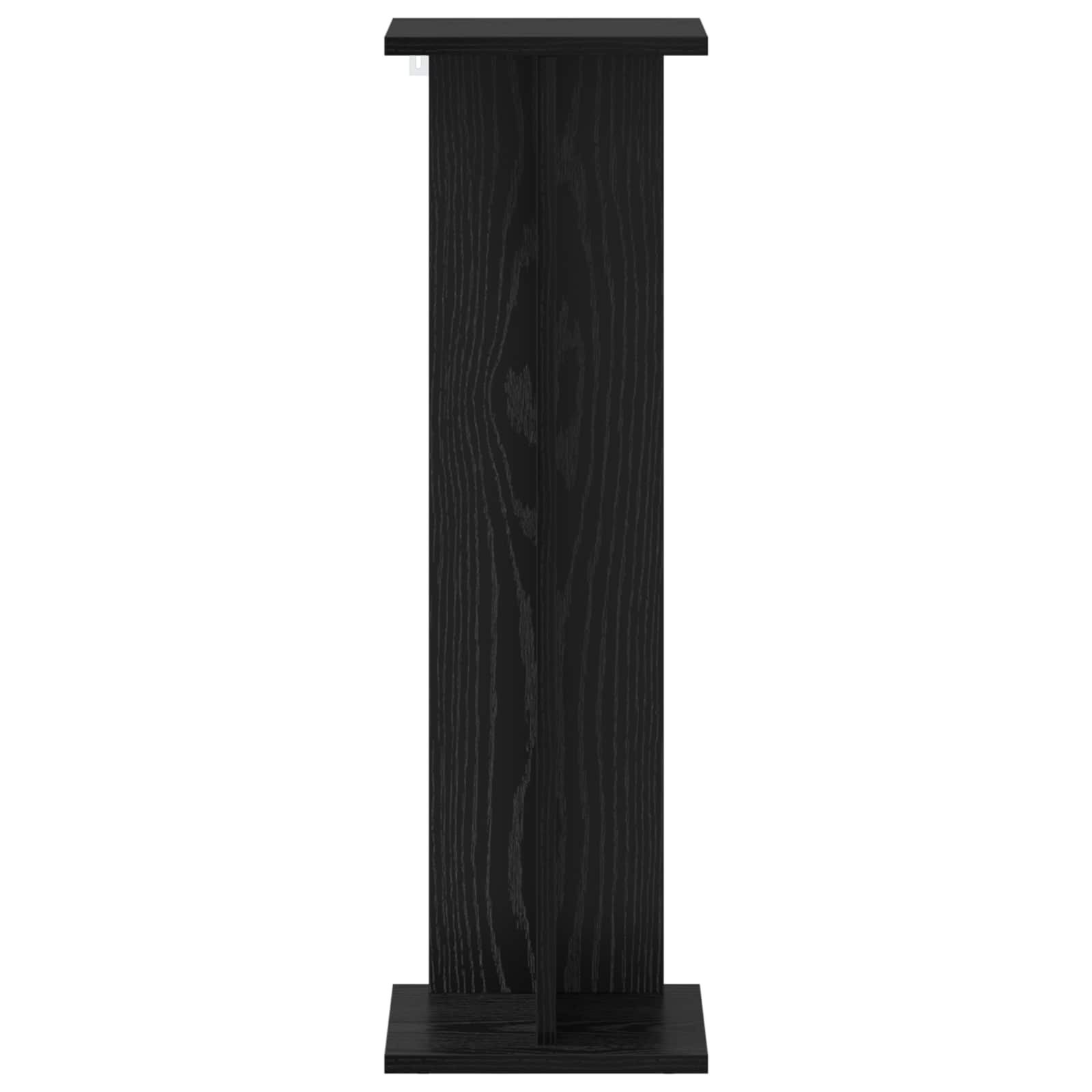 Supporto per piante Rovere Nero 25 x 25,5 x 80,5 cm | homemem39