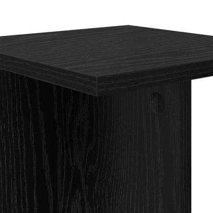 Supporto per piante 2 pcs Rovere Nero 25 x 25,5 x 80,5 cm | homemem39