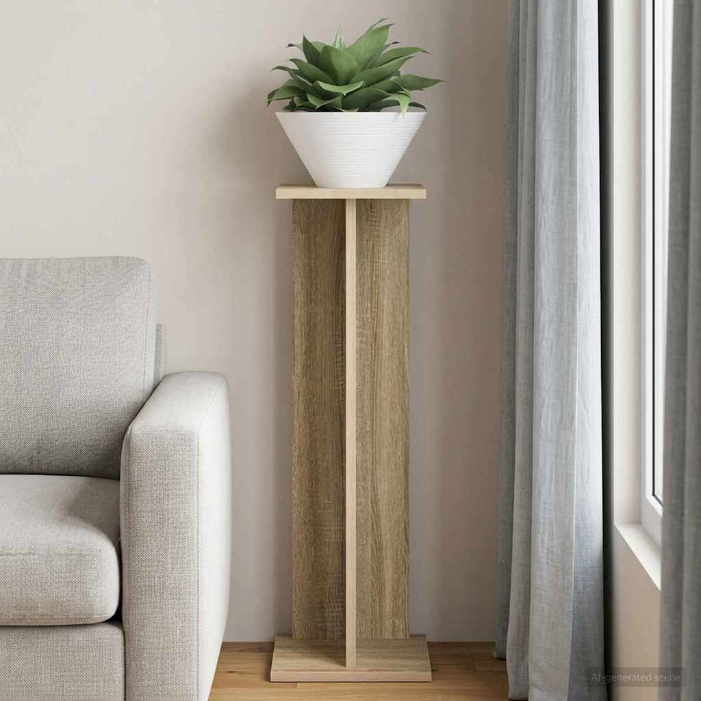 Supporto per piante Rovere Sonoma 25 x 25,5 x 80,5 cm | homemem39
