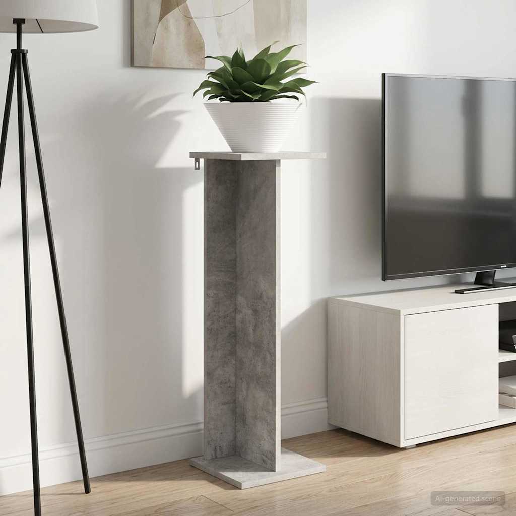 Supporto per piante Grigio Cemento 25 x 25,5 x 80,5 cm | homemem39