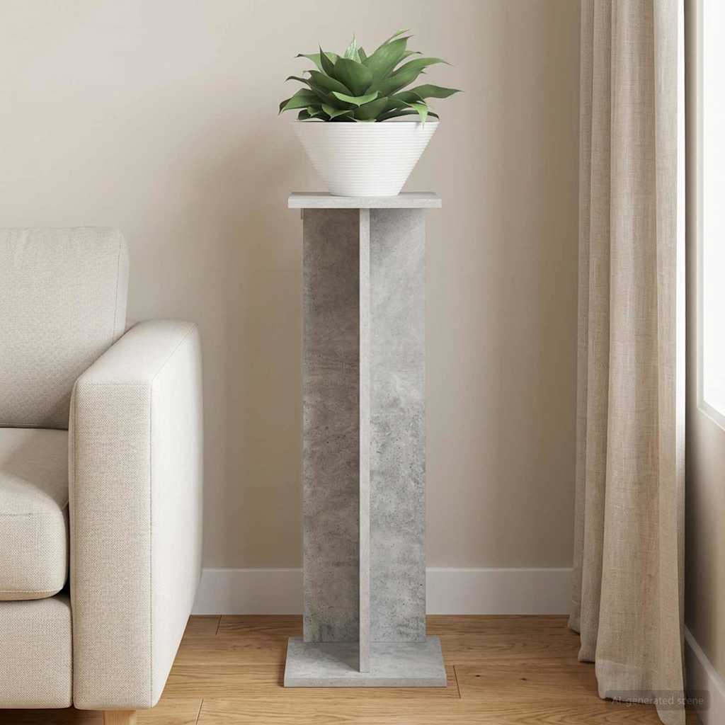 Supporto per piante Grigio Cemento 25 x 25,5 x 80,5 cm | homemem39