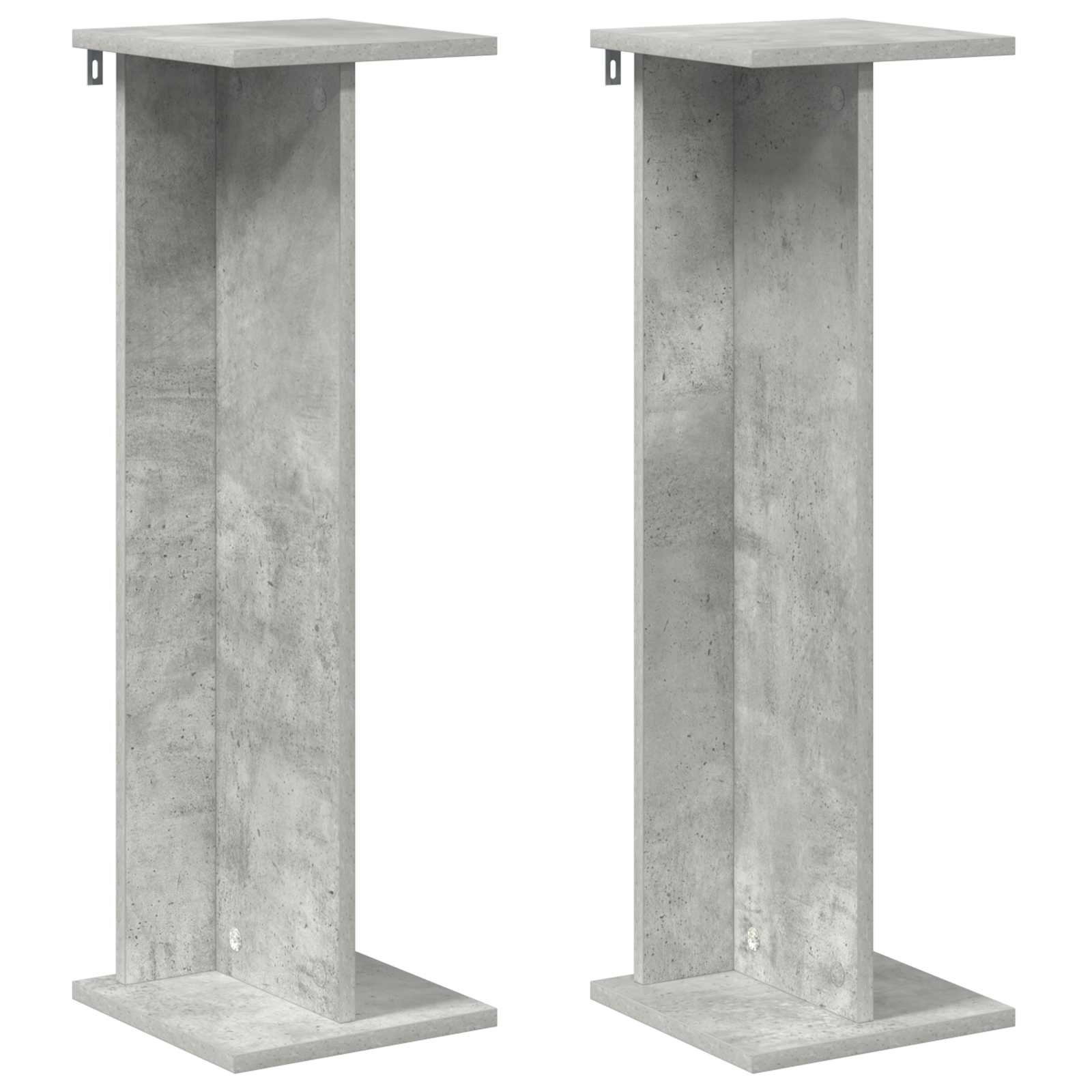 Supporto per piante 2 pcs Grigio Cemento 25 x 25,5 x 80,5 cm | homemem39