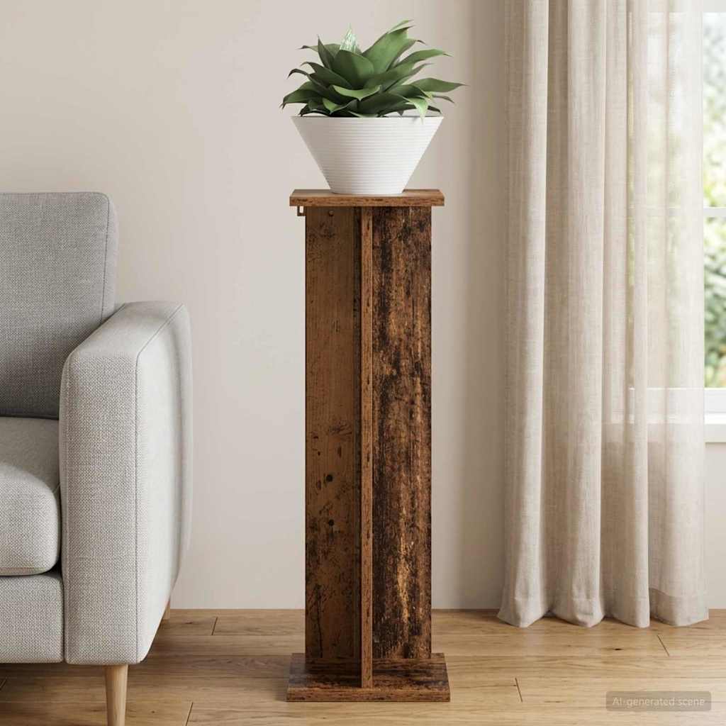 Supporto per piante Legno vecchio 25 x 25,5 x 80,5 cm | homemem39