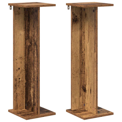 Supporto per piante 2 pcs Legno vecchio 25 x 25,5 x 80,5 cm