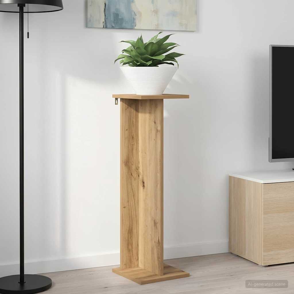 Supporto per piante Rovere Artigianale 25 x 25,5 x 80,5 cm | homemem39