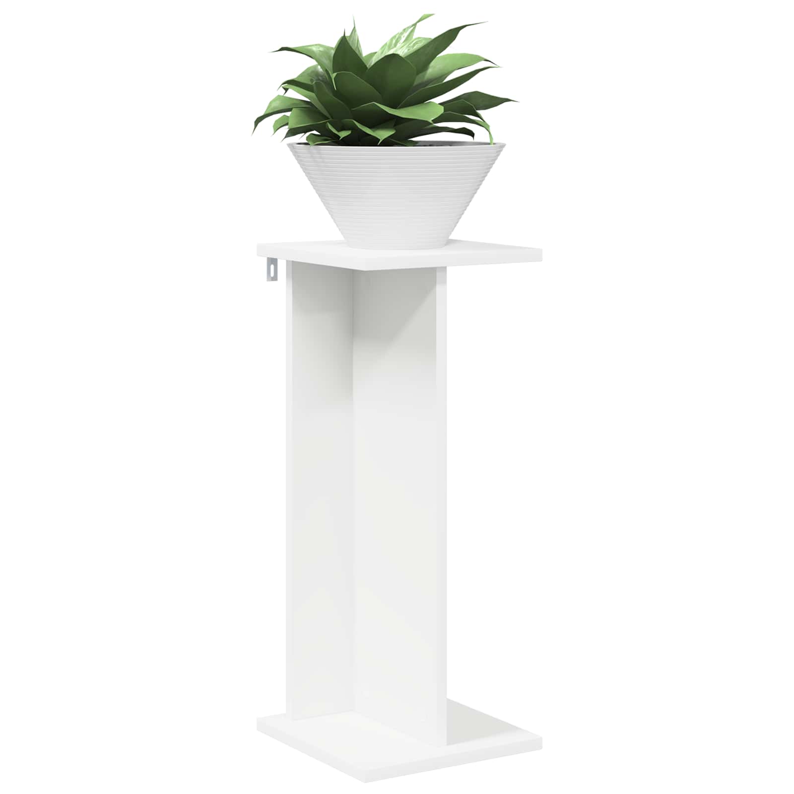 Supporto per piante Bianco 25 x 25,5 x 60,5 cm | homemem39
