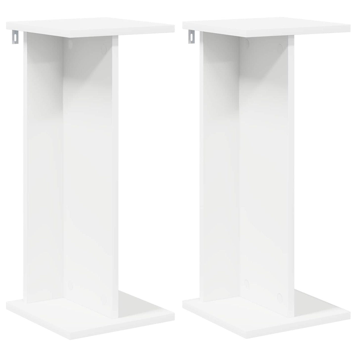Supporto per piante 2 pcs Bianco 25 x 25,5 x 60,5 cm | homemem39