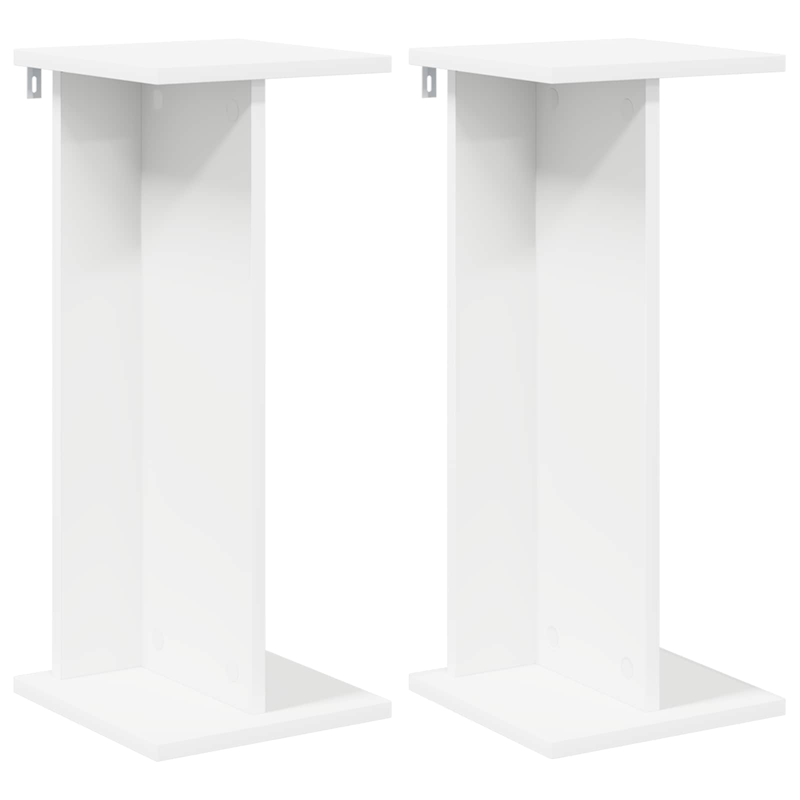 Supporto per piante 2 pcs Bianco 25 x 25,5 x 60,5 cm | homemem39