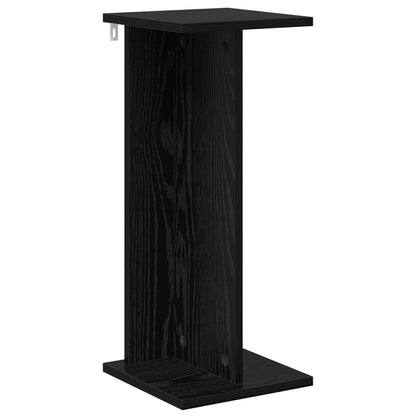 Supporto per piante Rovere Nero 25 x 25,5 x 60,5 cm